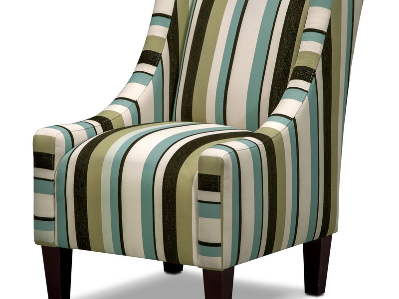 Blue Accent Chair With Arms