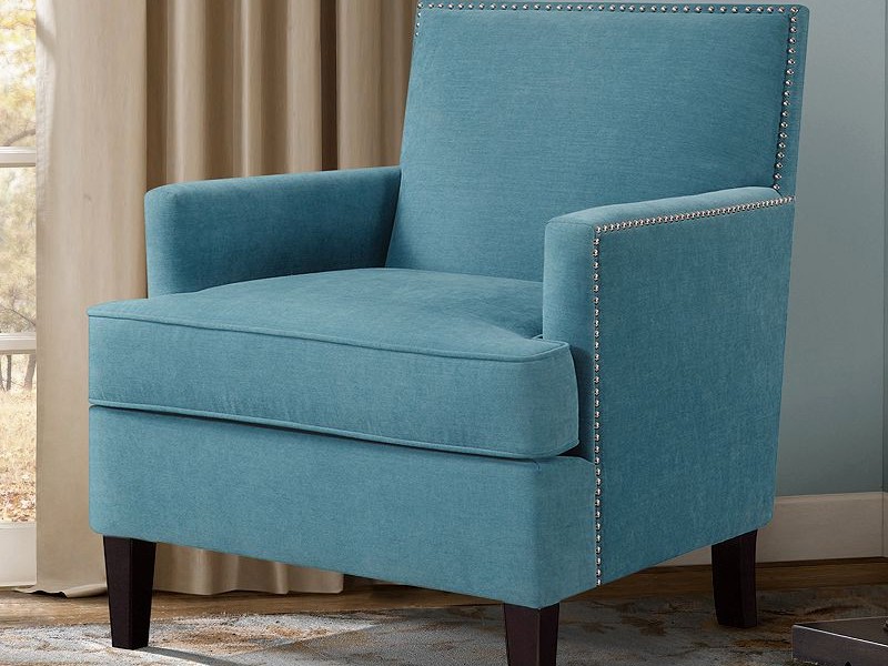 Blue Accent Chairs With Arms 