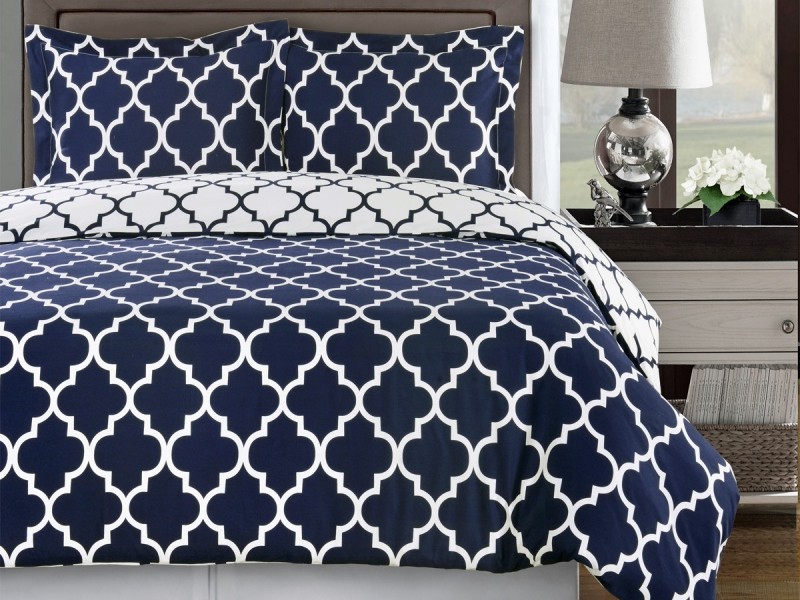 Blue And White Duvet Cover Queen