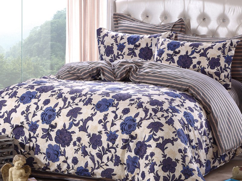 Blue And White Floral Duvet Covers