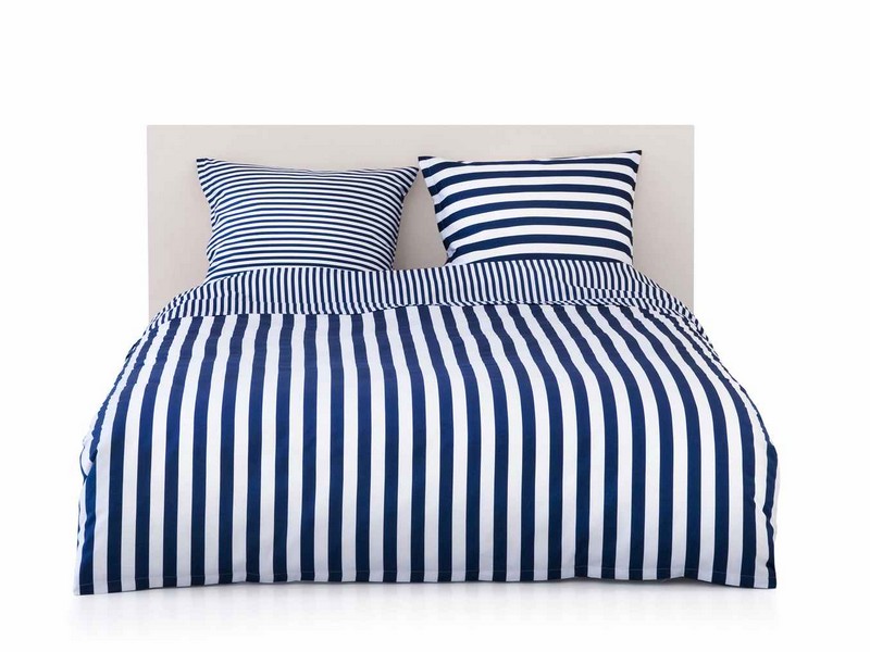 Blue And White Striped Bedding