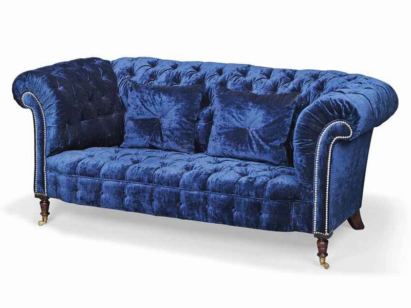 Blue Chesterfield Sofa