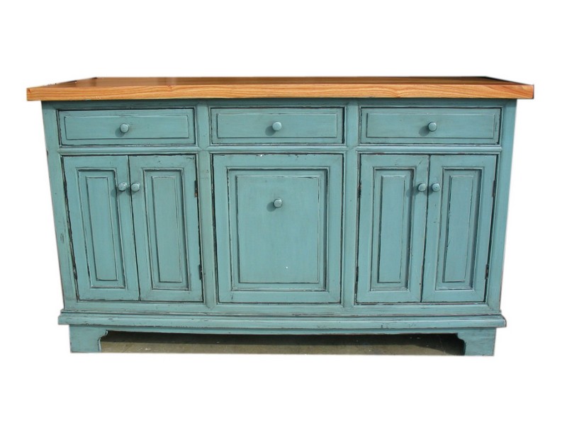 Blue Green Distressed Furniture