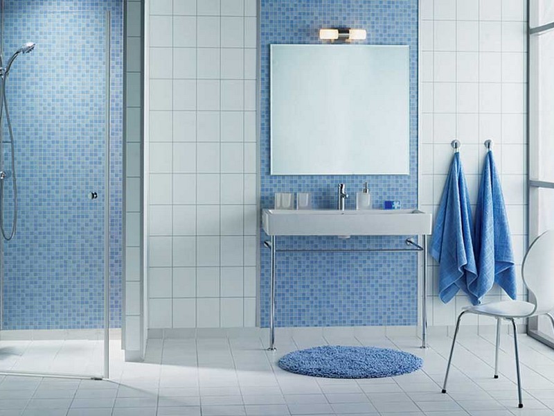 Blue Mosaic Bathroom Accessories