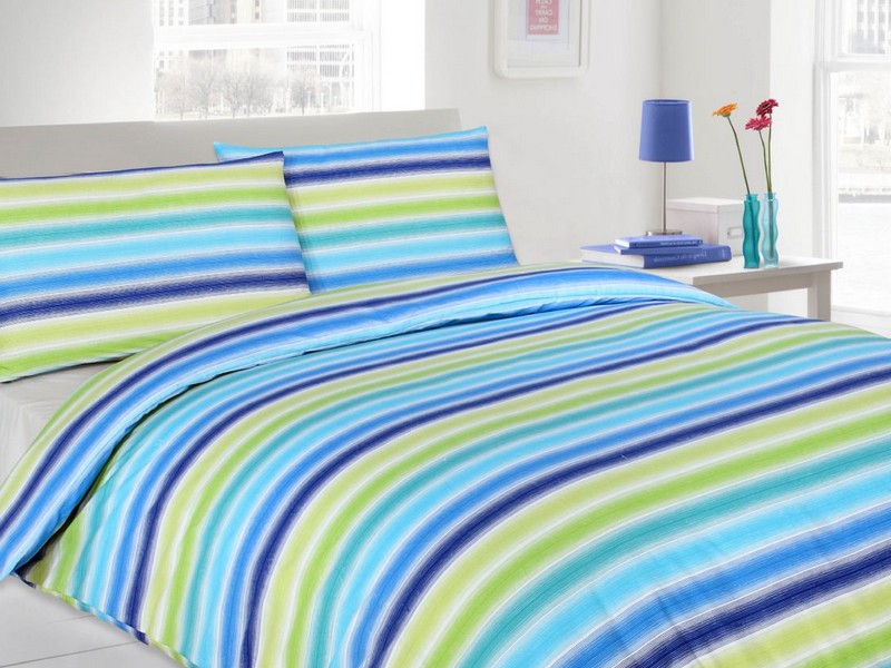 Blue Striped Sheets