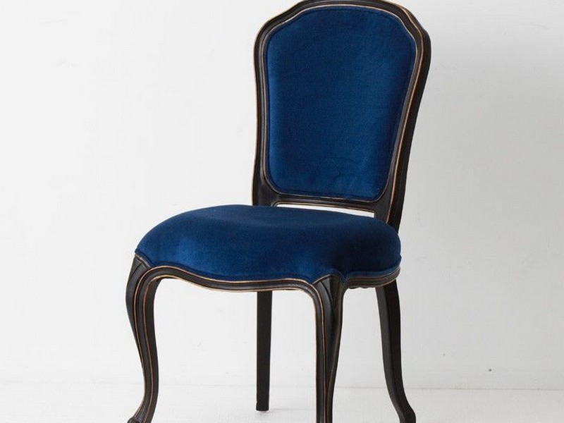 Blue Velvet Dining Room Chairs