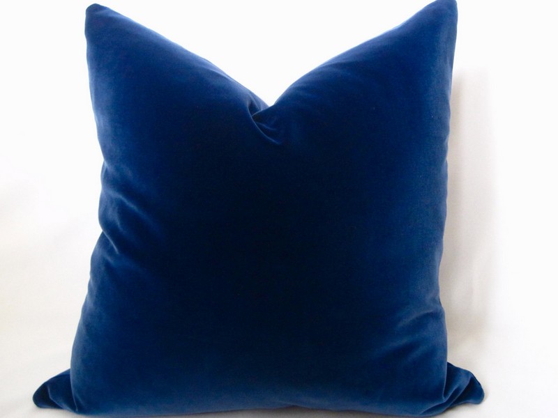 Blue Velvet Pillows