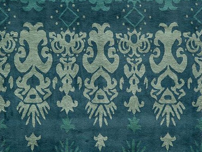 Blue Wool Rug