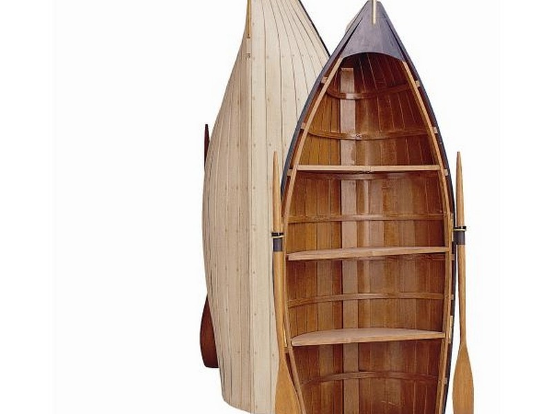 Boat Shaped Bookcase