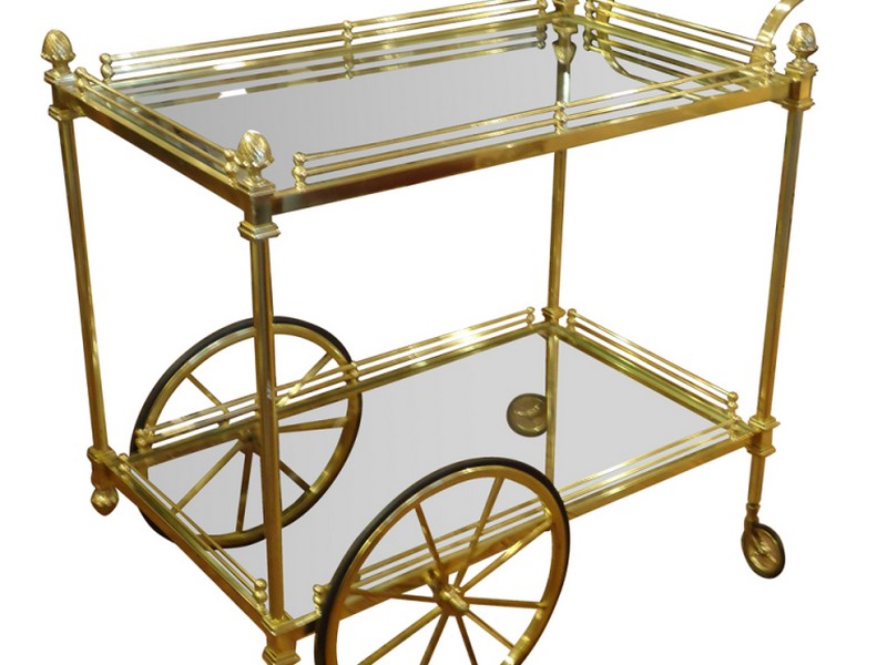 Brass Tea Cart