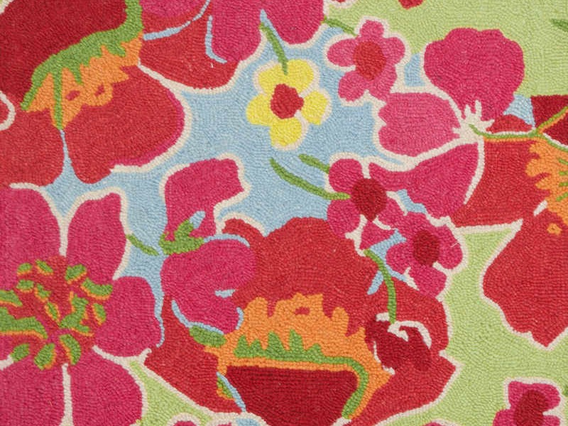 Bright Floral Area Rugs