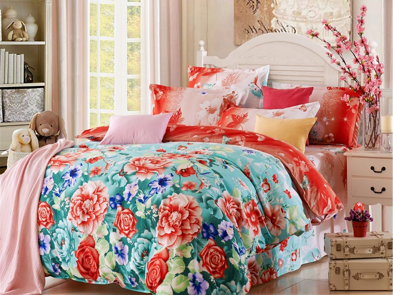 Bright Floral Duvet Covers