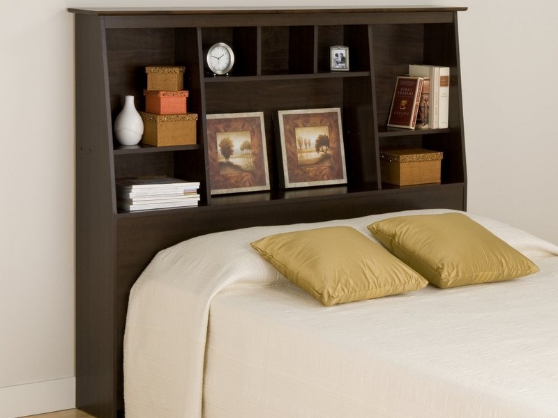 Brisbane Full Queen Storage Headboard Black