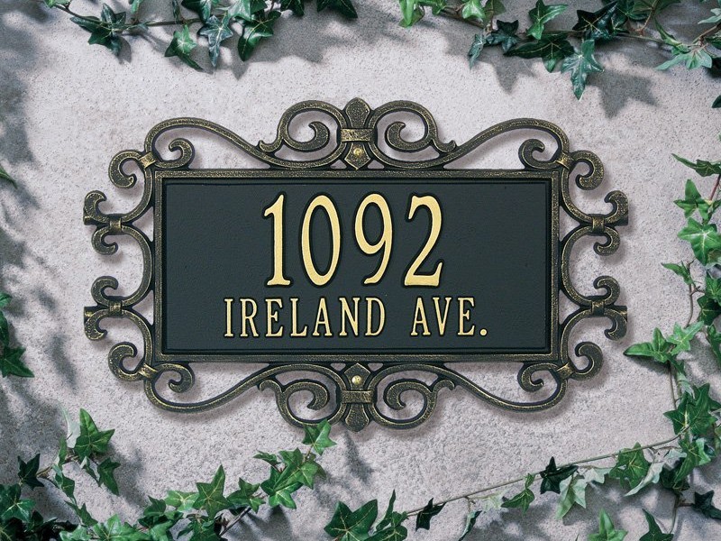 Bronze Address Plaques