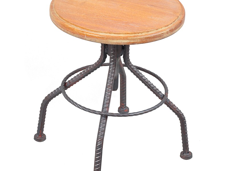 Brown Adjustable Bar Stools