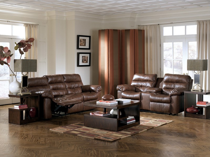 Brown Leather Couch And Loveseat