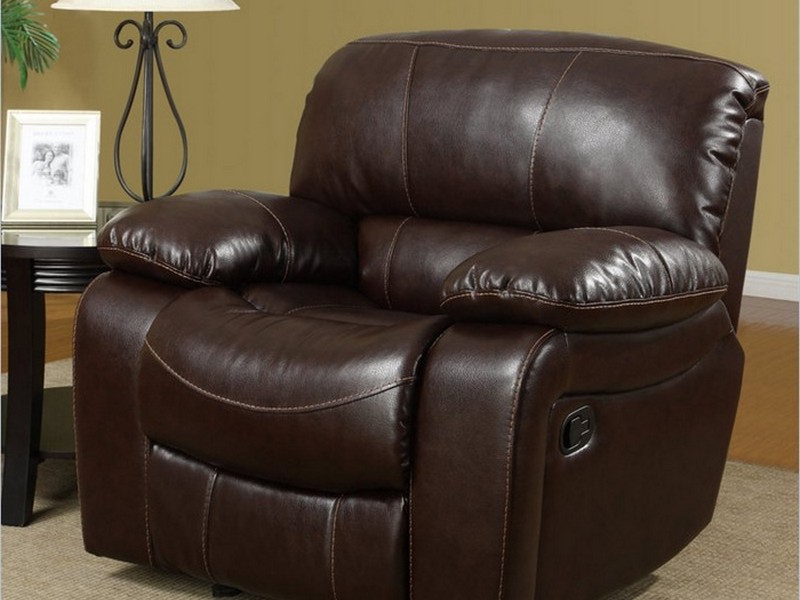 Brown Leather Reclining Chair