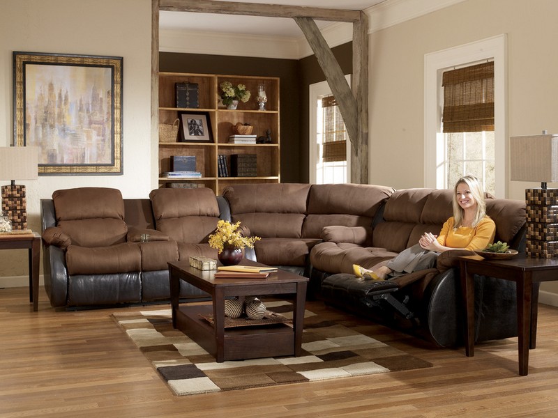 Brown Leather Sofa Recliner