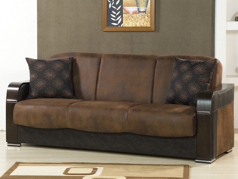 Brown Suede Couches