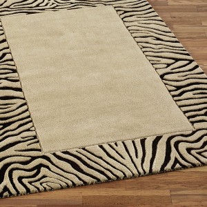 Brown Zebra Rug