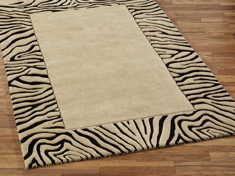 Brown Zebra Rug