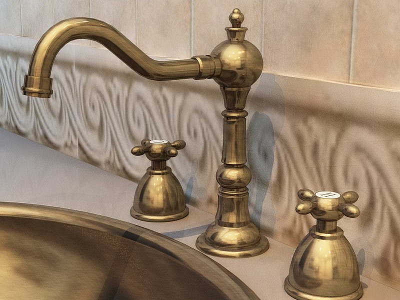 Brushed Brass Bathroom Faucet