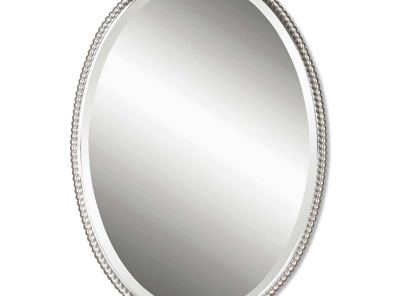 Brushed Nickel Mirror