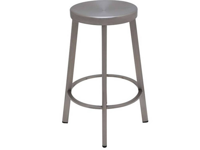 Brushed Stainless Steel Counter Stools