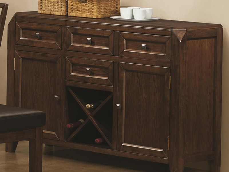 Buffet Table With Wine Storage