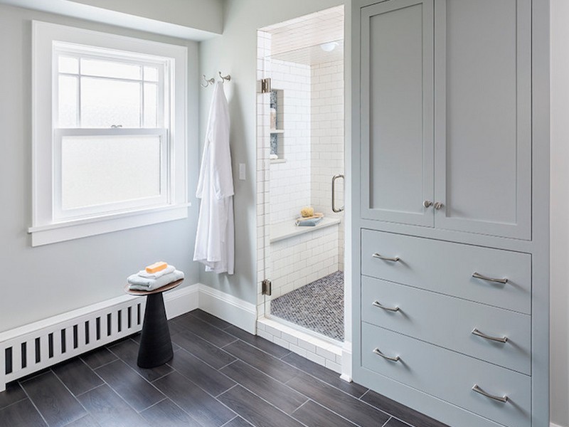 Built In Bathroom Linen Closet