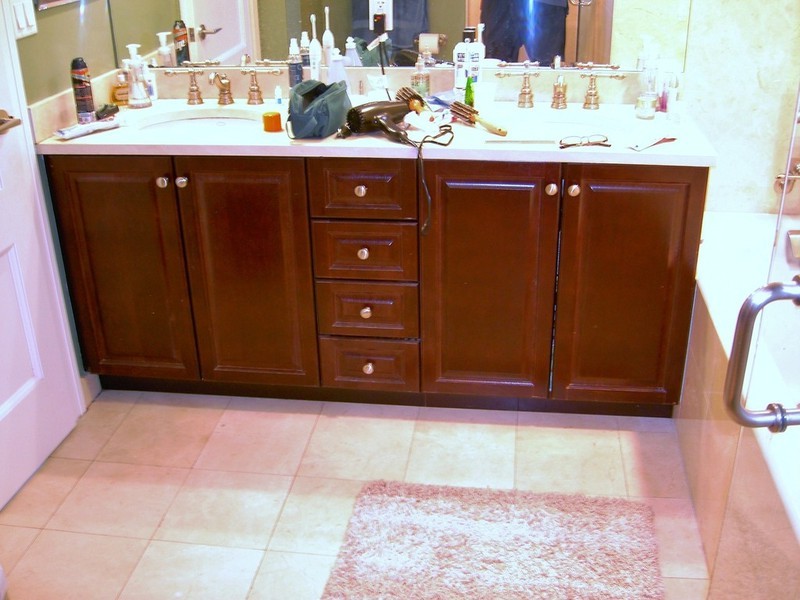 Built In Bathroom Vanity Cabinets