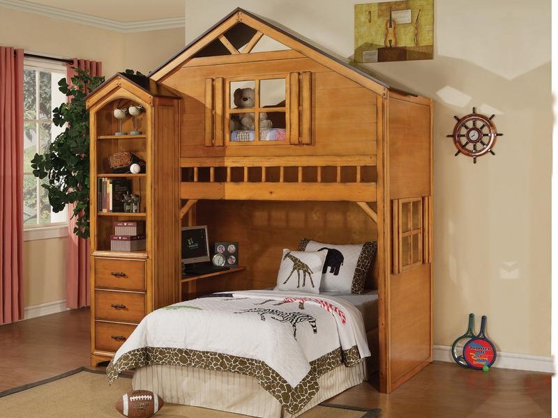 Bunk Bed With Drawers And Desk