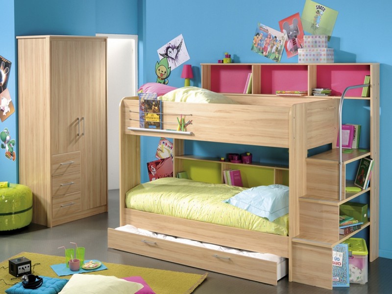 Bunk Bed With Drawers And Trundle