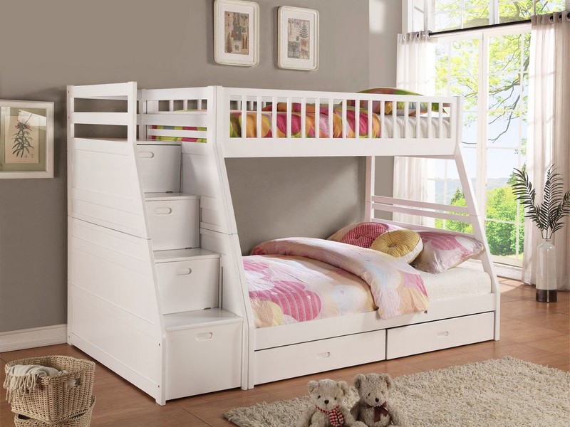 Bunk Bed With Staircase Storage