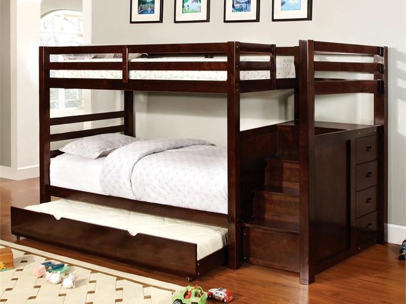 Bunk Bed With Trundle And Drawers