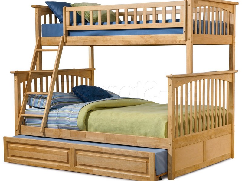 Bunk Bed With Trundle Desk And Storage