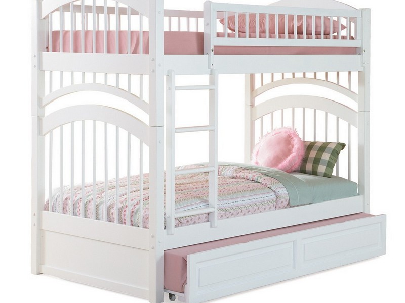 Bunk Bed With Trundle White