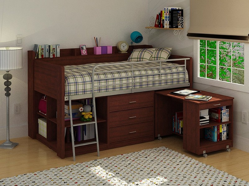 Bunk Beds With Drawers And Desk