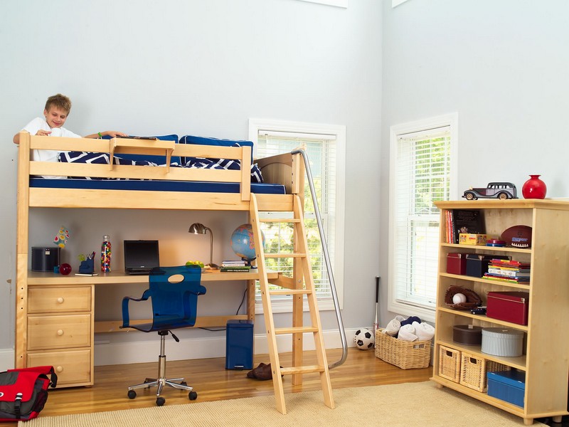 Bunk Beds With Drawers And Shelves