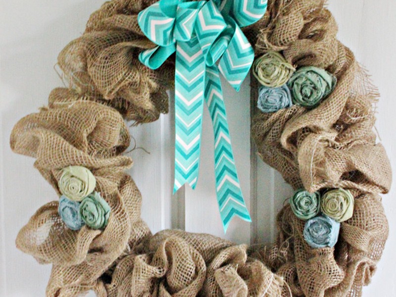 Burlap Bows For Wreaths