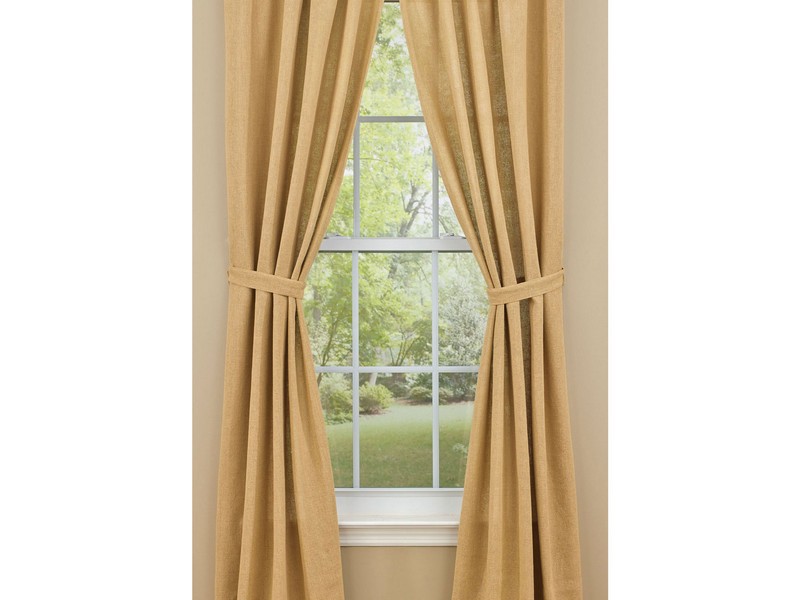 Burlap Curtain Panels