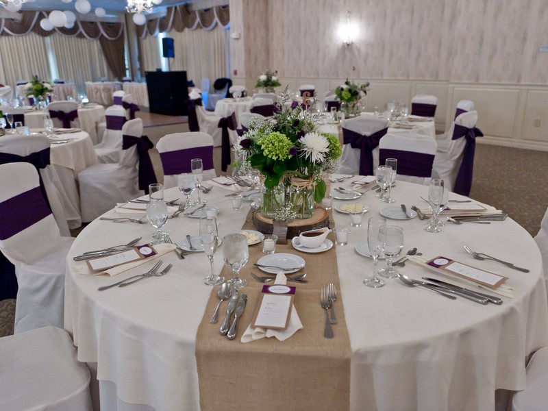 Burlap Table Runner For Round Table