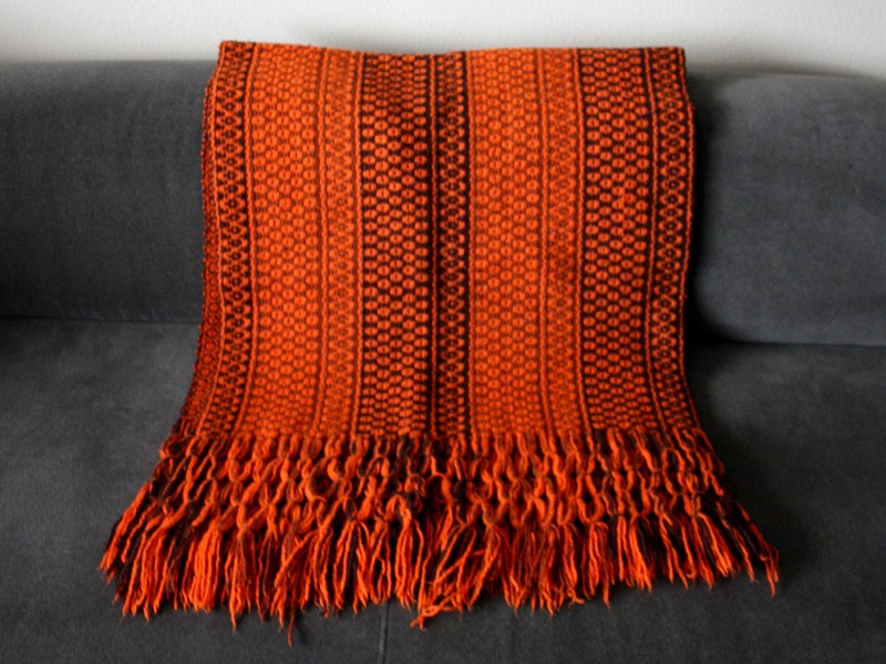 Burnt Orange Throw Blanket