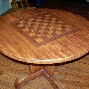 Butcher Block Round Kitchen Table