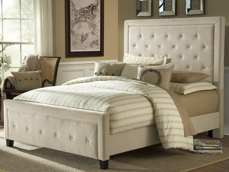 Button Tufted Bed
