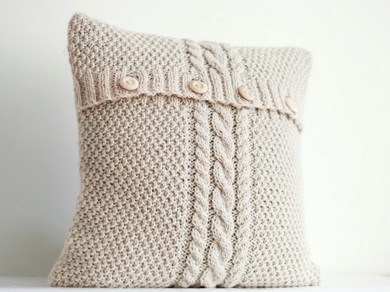 Cable Knit Pillow Cover