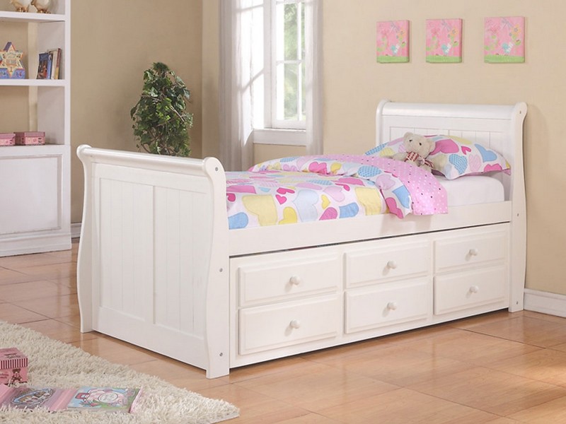 Captain Bed Twin With Drawers