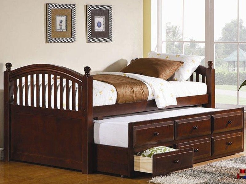 Captain Bed With Trundle And Drawers