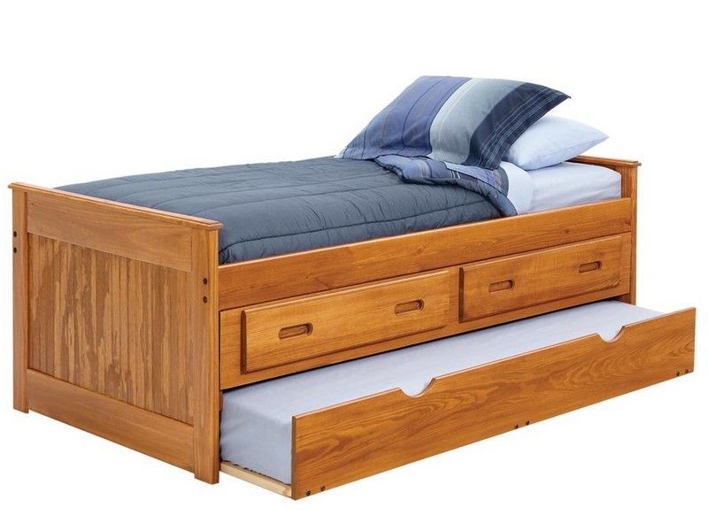 Captains Bed With Trundle And Drawers