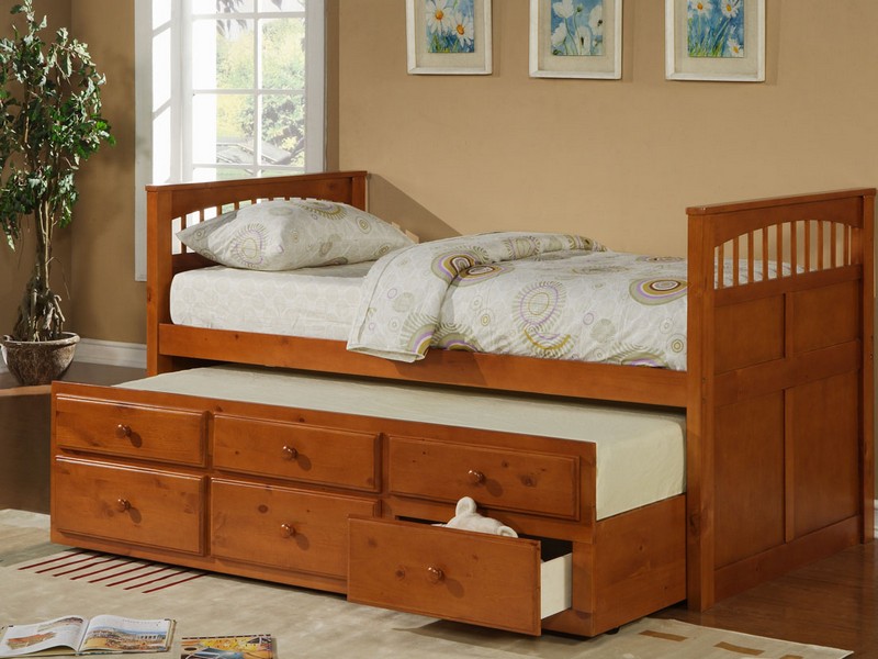 Captains Twin Bed With Storage